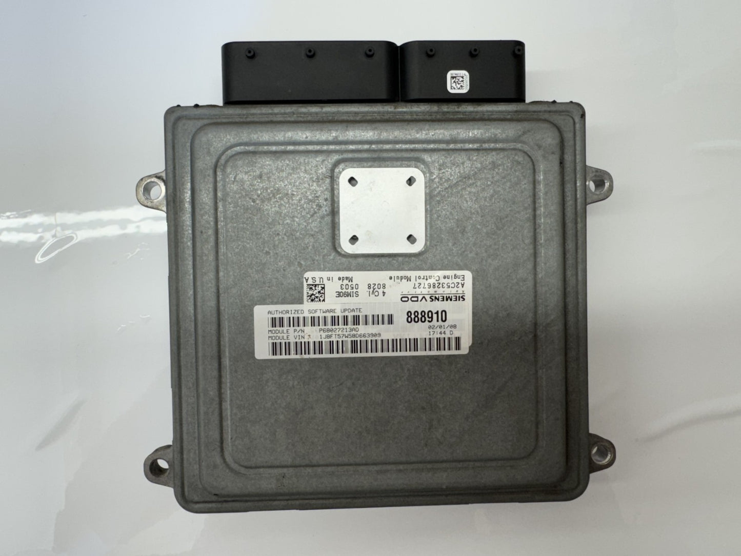 OEM 07-10 COMPASS PATRIOT CALIBER ENGINE COMPUTER ECU PCM 68027213AD