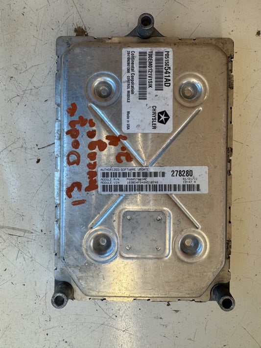 OEM 2011 Avenger 2.4L Engine computer P68057003