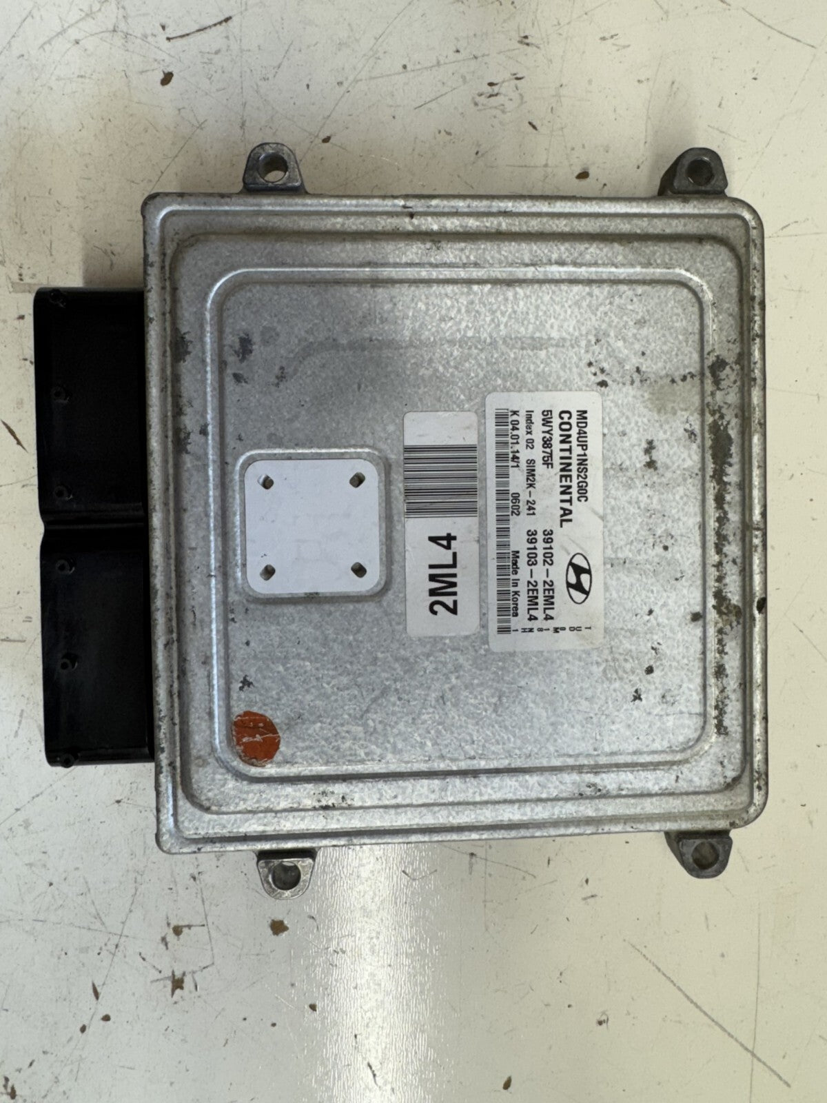 OEM 2016 Hyundai Elantra 1.8 Engine Computer Control Module ECM ECU MD4UP1NS2G0C