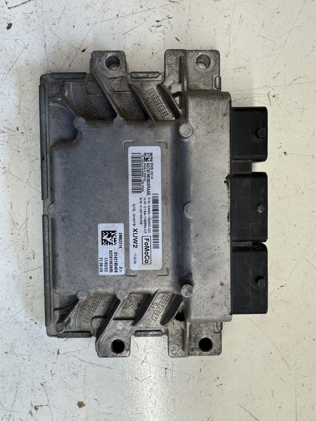 OEM 16-17 Ford Fiesta 1.6L ECM Engine Computer Control Module ECU GA6A-12A650-GC