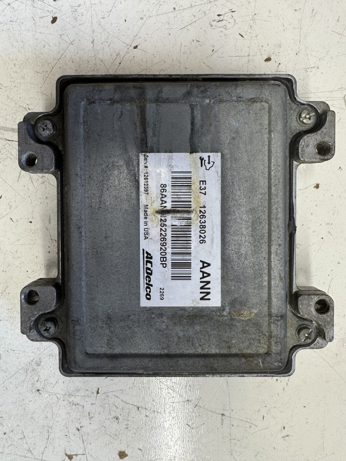 OEM 2007 - 2012 Chevrolet Malibu Engine Computer Control Module E37 12638026